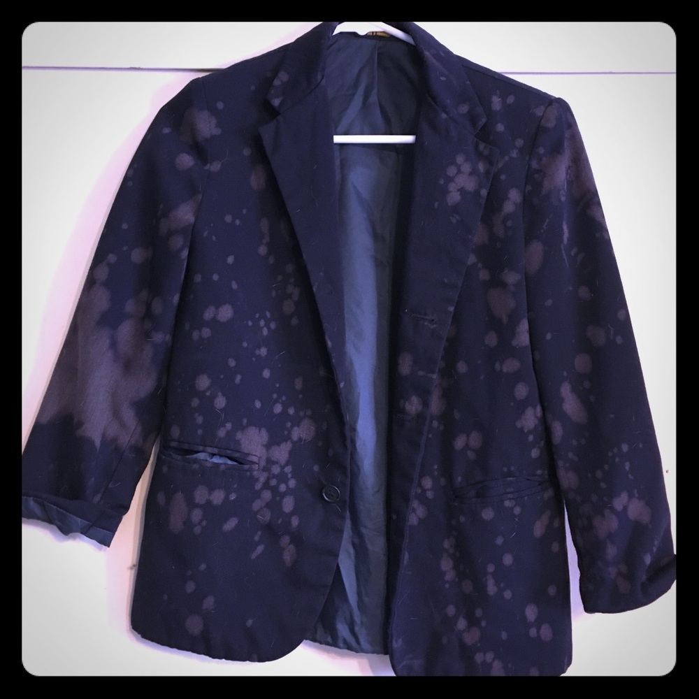 City streets navy blue blazer